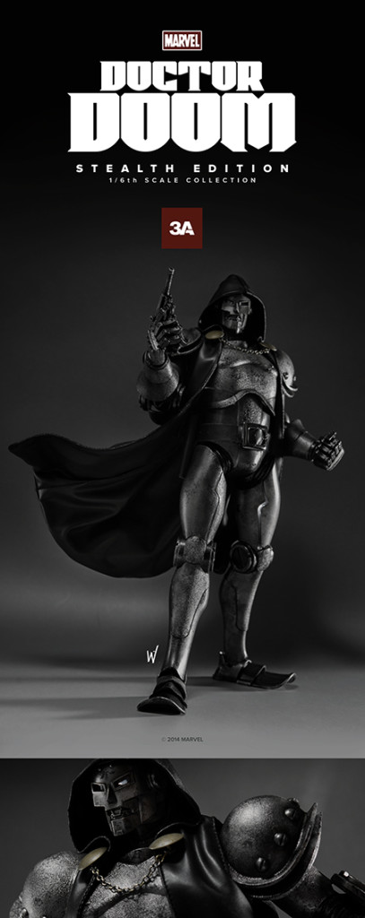 3A Toys Dr. Doom Stealth Edition Sixth Scale Figure