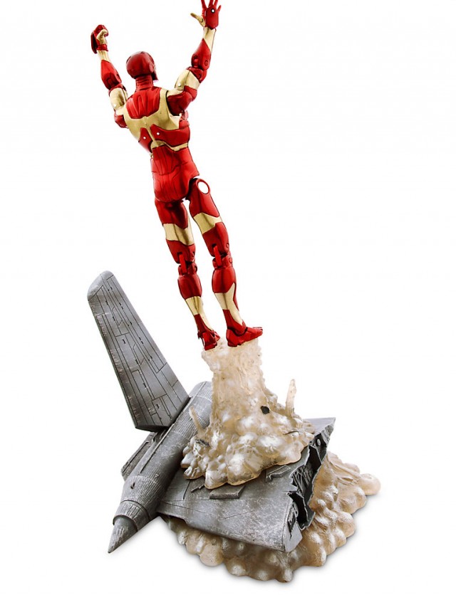Bleeding Edge Iron Man Marvel Select Exclusive Figure Back