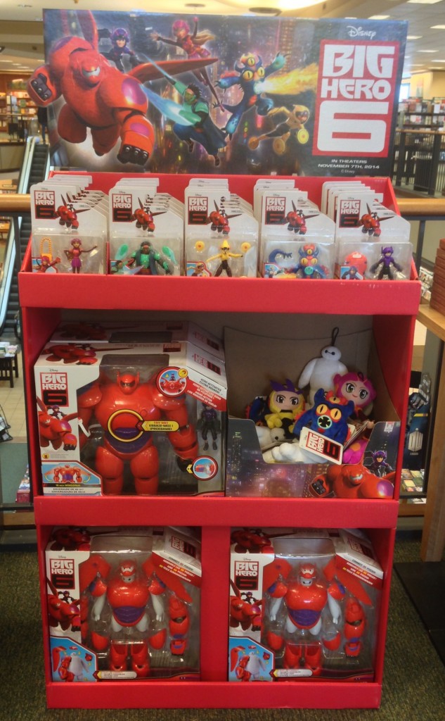 Big Hero 6 Movie Toys Figures Display