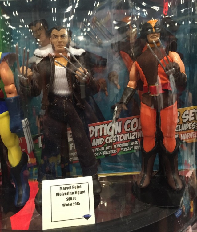 New York Comic Con 2014 Logan Wolverine 8" Marvel Retro Figures Set