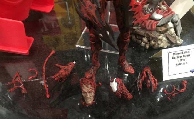 Marvel Select Carnage Heads and Accessories