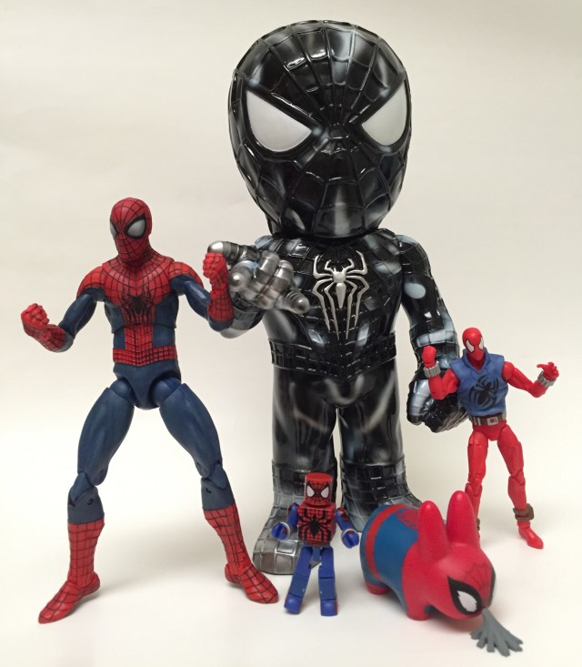 Funko Dangerous Spider-Man Size Comparison to Spider-Man Action Figures