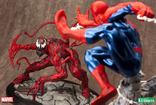 Kotobukiya Spider-Man vs. Carnage Statues
