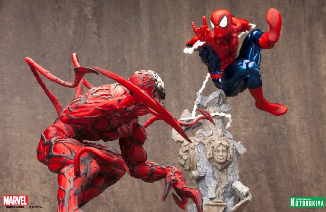 Maximum Carnage Kotobukiya Spider-Man Carnage Statues