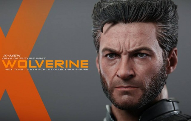 X-Men Days of Future Hot Toys Wolverine Head Sculpt Hugh Jackman