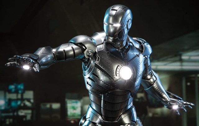 Light-Up Features of Iron Man MK II Sideshow Collectibles Statue