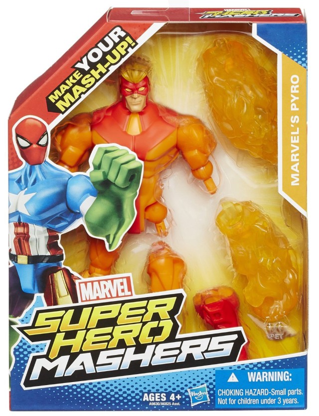 Marvel Superhero Mashers Pyro Figure Packaged