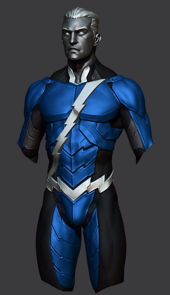 Quicksilver XM Studios Costume Design Render