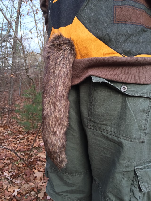 Rocket Raccoon Hoodie Tail Close-Up