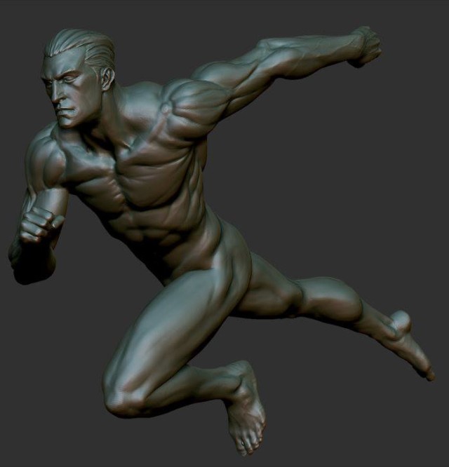 XM Studios Marvel Quicksilver Statue Running Pose Design