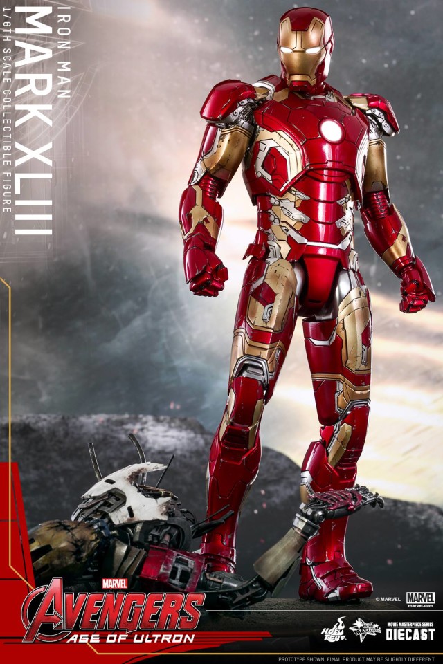 2015 Hot Toys Avengers 2 Iron Man Mark XLIII Figure