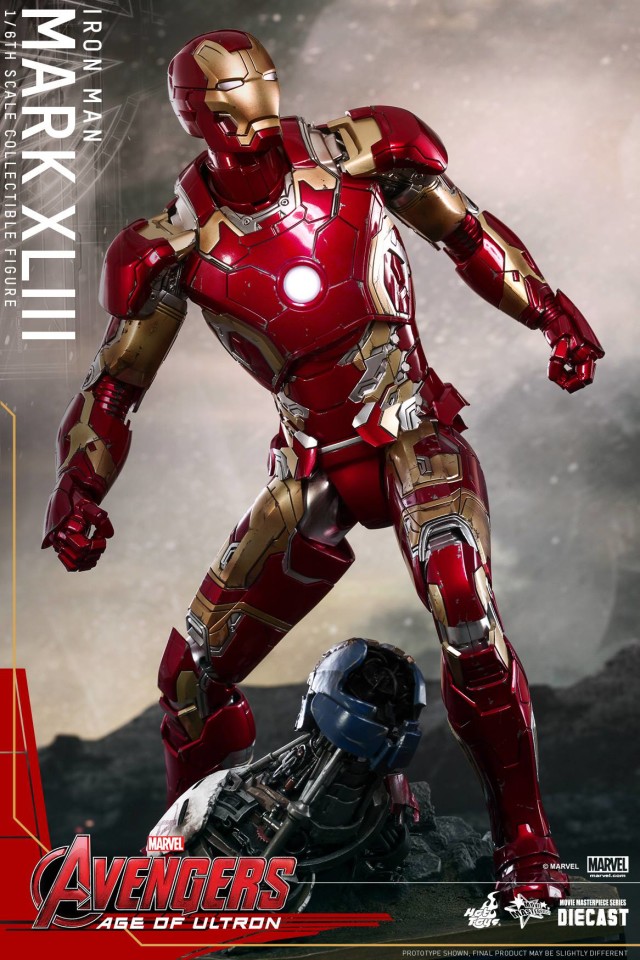 Avengers Age of Ultron Iron Man Mark 43 Hot Toys  Sixth Scale Figure