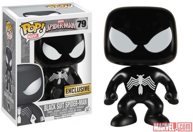 Black Suit Spider-Man Funko POP Vinyl Figure Walgreens Exclusive 2015