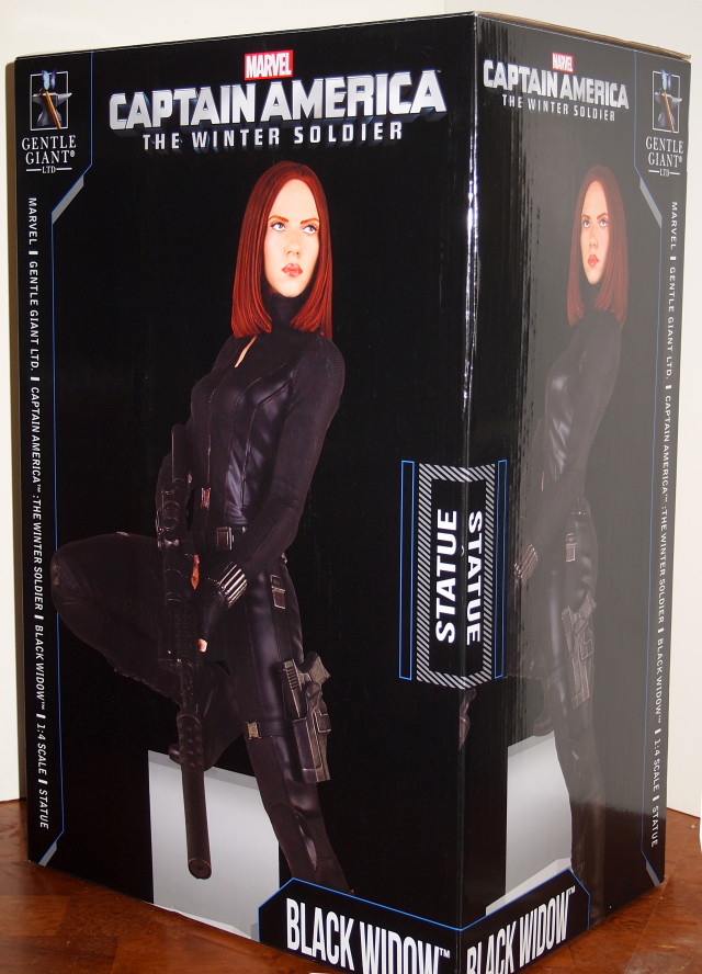 Black Widow Gentle Giant Statue Box