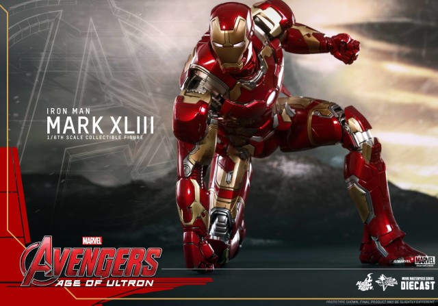 Hot Toys Avengers Age of Ultron Iron Man Mark 43 Die-Cast Figure