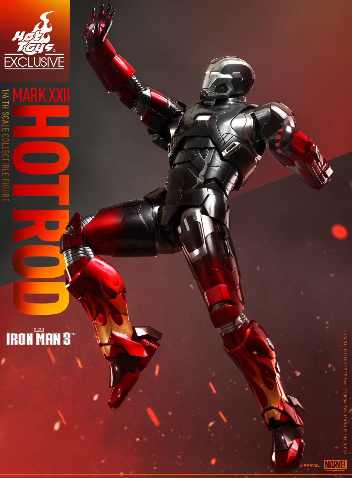 Hot Toys Hot Rod Iron Man DieCast Figure Up for Order