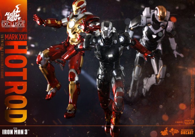 Iron Man 3 Hot Toys Armors Heartbreaker Starboost Hot Rod Figures