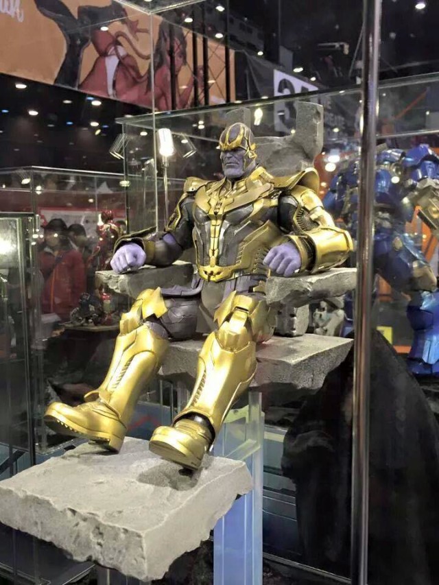 Thanos Hot Toys Figure on Throne