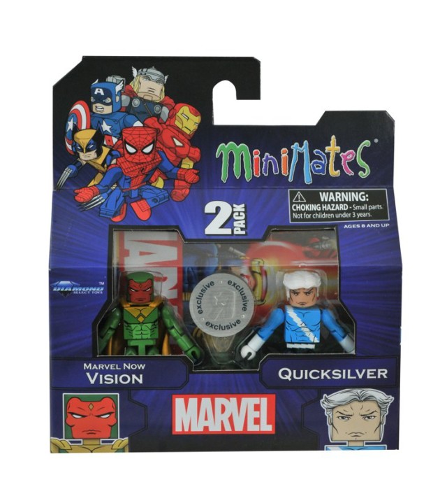Toys R Us Minimates Series 19 Marvel Now Vision and Quicksilver Figures