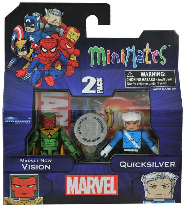 Marvel Minimates Wave 19 Figures Revealed! Vision! Quicksilver 
