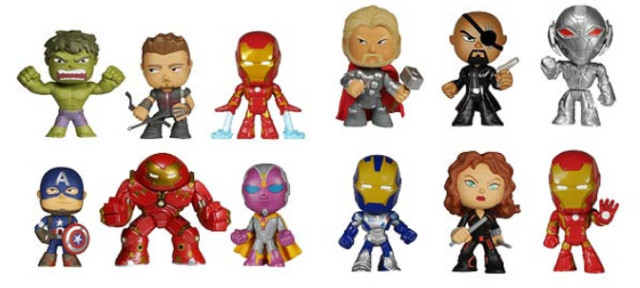 Avengers Age of Ultron Mystery Minis Figures Vision Hulkbuster Iron Man