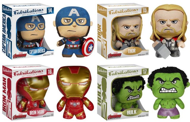 Funko Fabrikations Avengers Age of Ultron Figures Hulk Thor Iron Man Captain America