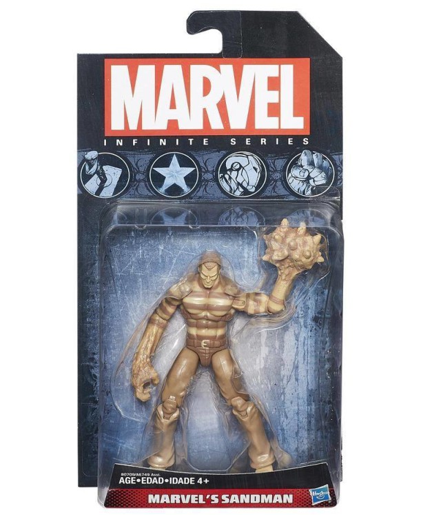 Hasbro Marvel Infinite Series 2014 4 Inch Sandman Variant Figure on Card