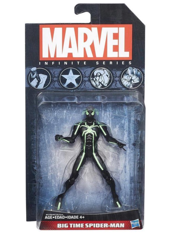Hasbro Marvel Infinite Series Big-Time Spider-Man Action Figure Carded 2015