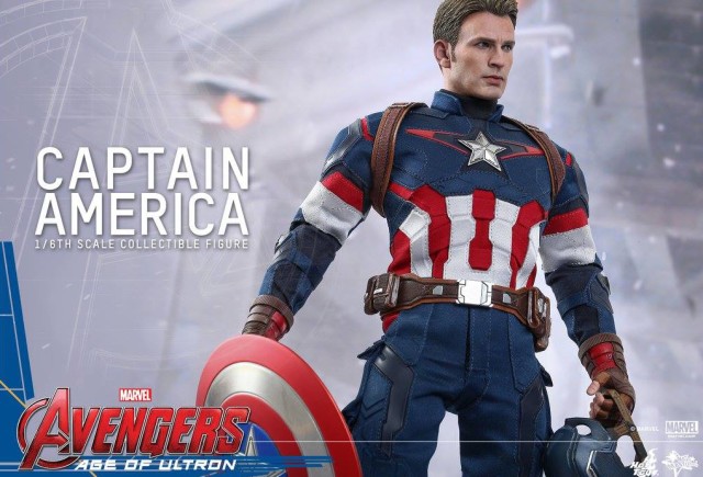 Hot Toys Avengers Age of Ultron Captain America Chris Evans Portrait Alternate Head
