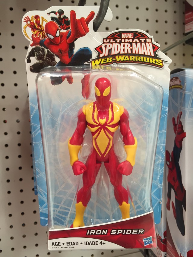 Ultimate Spider-Man Web Warriors Iron Spider Figure Hasbro 2015