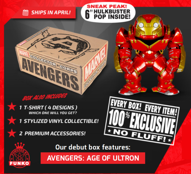 Marvel Collectors Corps April 2015 Avengers Box