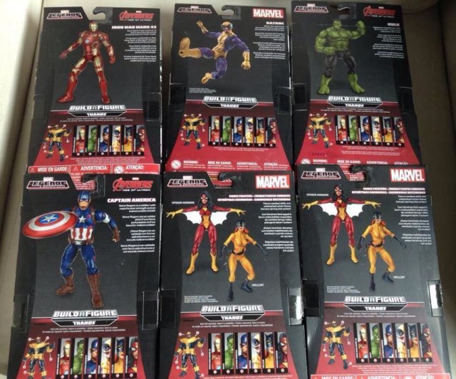 Marvel Legends 2015 Avengers Wave 2 Packaging Back