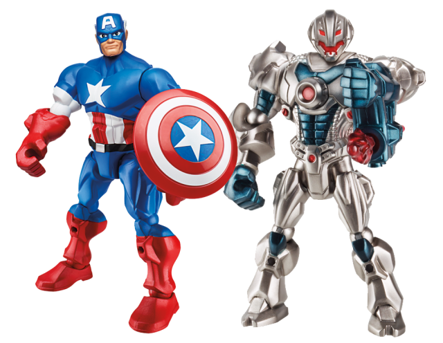 Marvel Super Hero Mashers Age of Ultron Captain America Ultron Figures