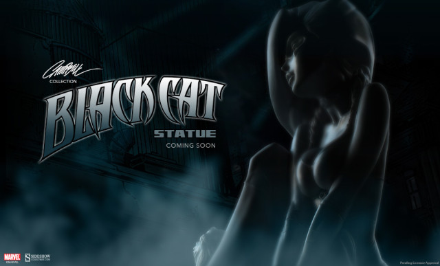 Sideshow Black Cat Statue Maquette Teaser Released