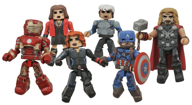 Toys R Us Exclusive Avengers Age of Ultron Minimates Figures Scarlet Witch Quicksilver
