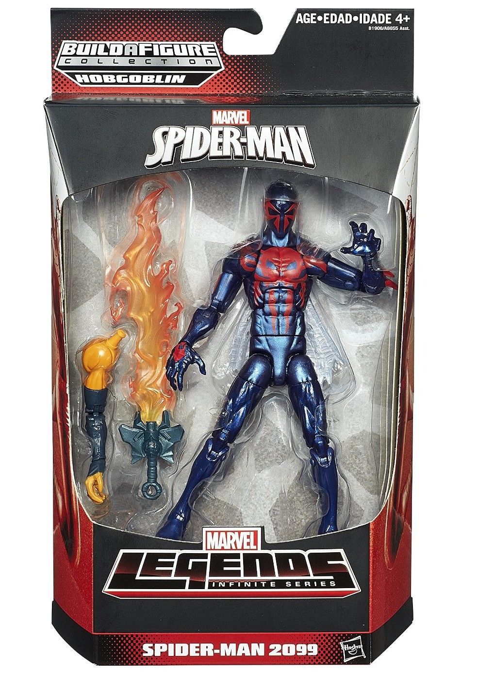 Marvel Legends Retro Spider-Man 2099 mit Web-Umhang 6 Inch Actionfigur Hasbro 