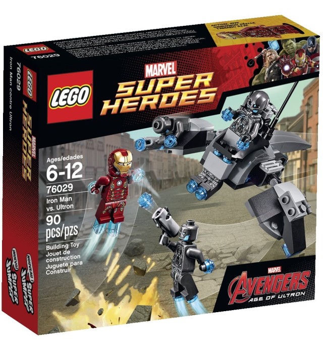 76029 Iron Man vs. Ultron LEGO Marvel Avengers Age of Ultron Set Box