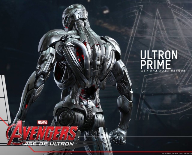 Avengers Age of Ultron Hot Toys Ultron Prime Figure Back