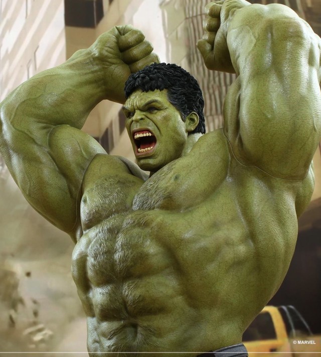Avengers Age of Ultron Hulk Hot Toys Deluxe Set Hulk Smash Upper Torso