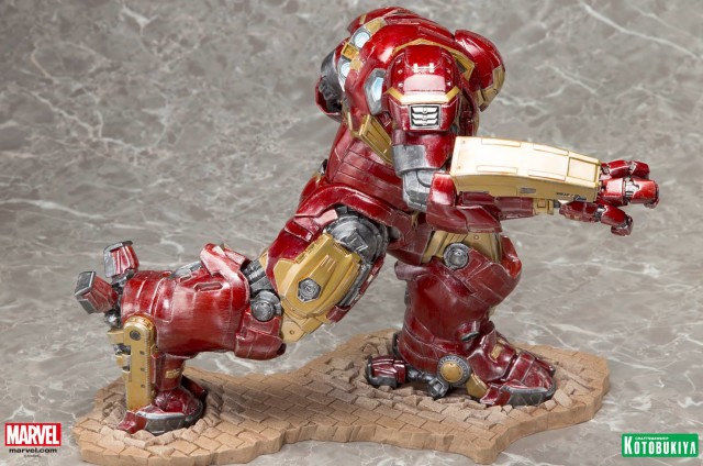 Avengers Age of Ultron Kotobukiya Hulkbuster Iron Man ARTFX+ Statue Side View