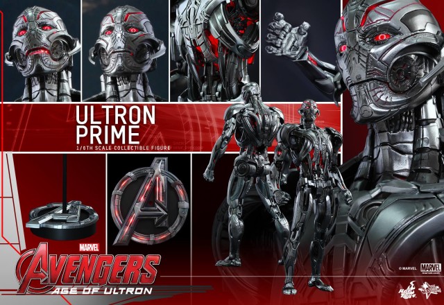Hot Toys Ultron Prime Figure Light-Up Base
