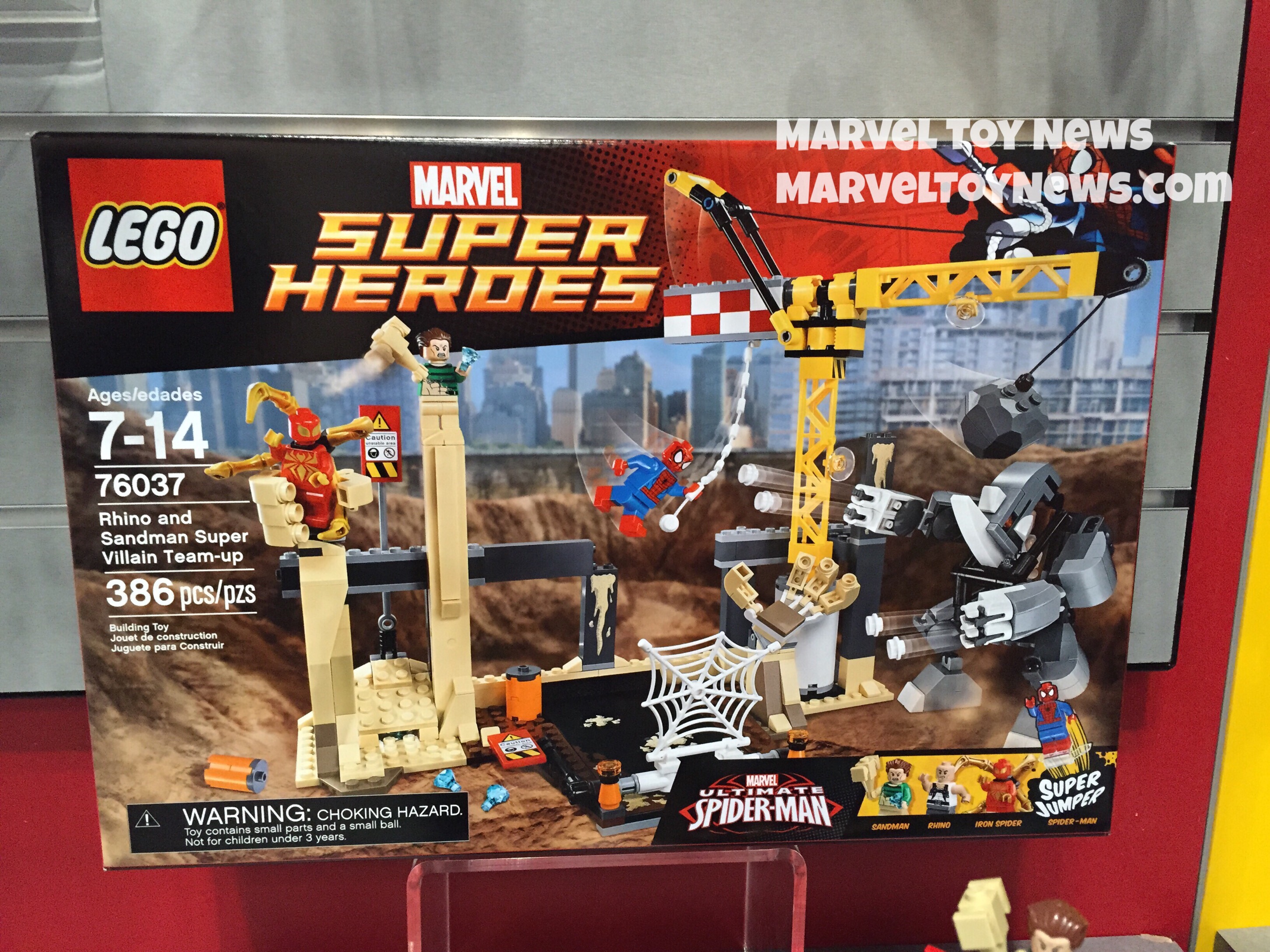 At placere Med andre band Senator Toy Fair 2015: LEGO Rhino & Sandman Team-Up Set! - Marvel Toy News