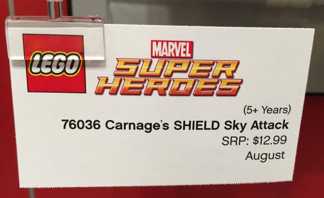 LEGO 76036 Carnage's SHIELD Sky Attack Price and Release Date