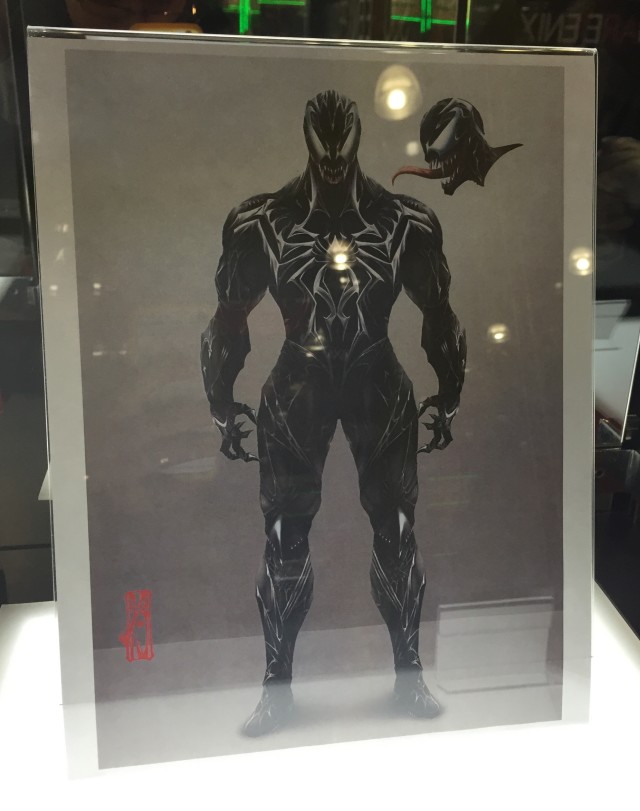 Play Arts Kai Venom Figure Concept Art Toy Fair 2015