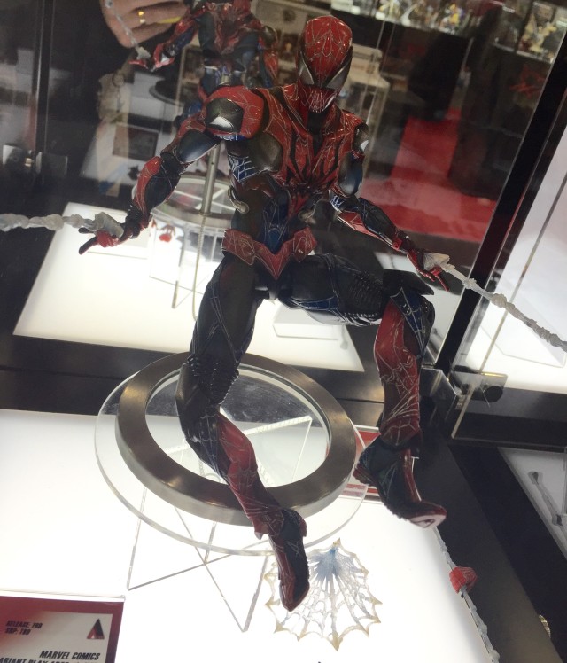 Spider-Man Play Arts Kai Figure Toy Fair 2015