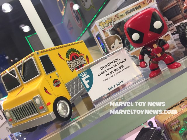 New York Toy Fair 2015 Funko Deadpool Chimichanga POP Rides Set
