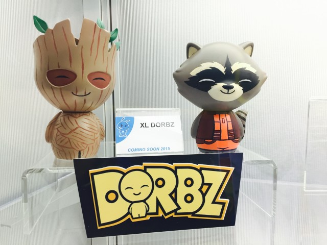 Dorbz XL Rocket Raccoon and Groot Vinyl Sugar Figures