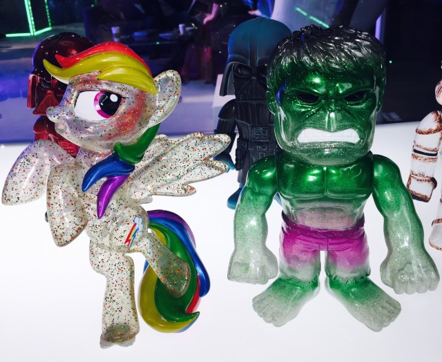 Toy Fair 2015 Funko Hikari Hulk & Rainbow Dash Figures