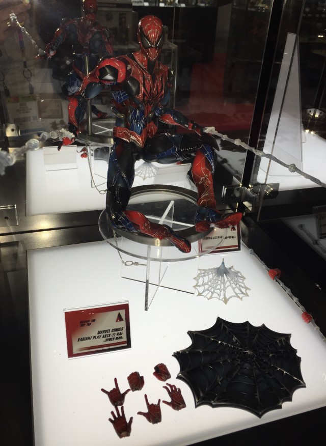 2015 Toy Fair Square-Enix Booth Spider-Man Play Arts Kai Variant