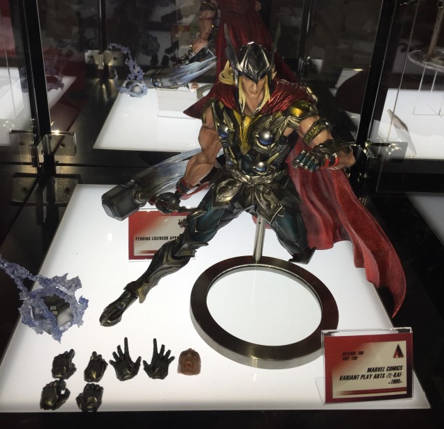 2015 Toy Fair Square Enix Play Arts Kai Thor Marvel Variant Figure